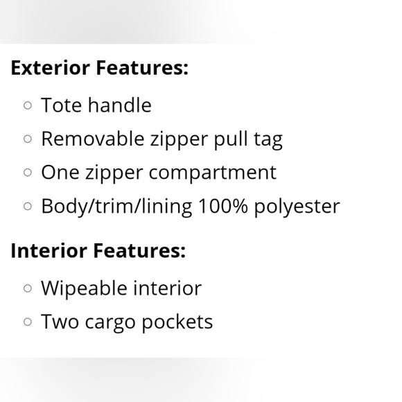 Lug Bumper Cosmetic in Navy Stripe NWT - Picture 7 of 7